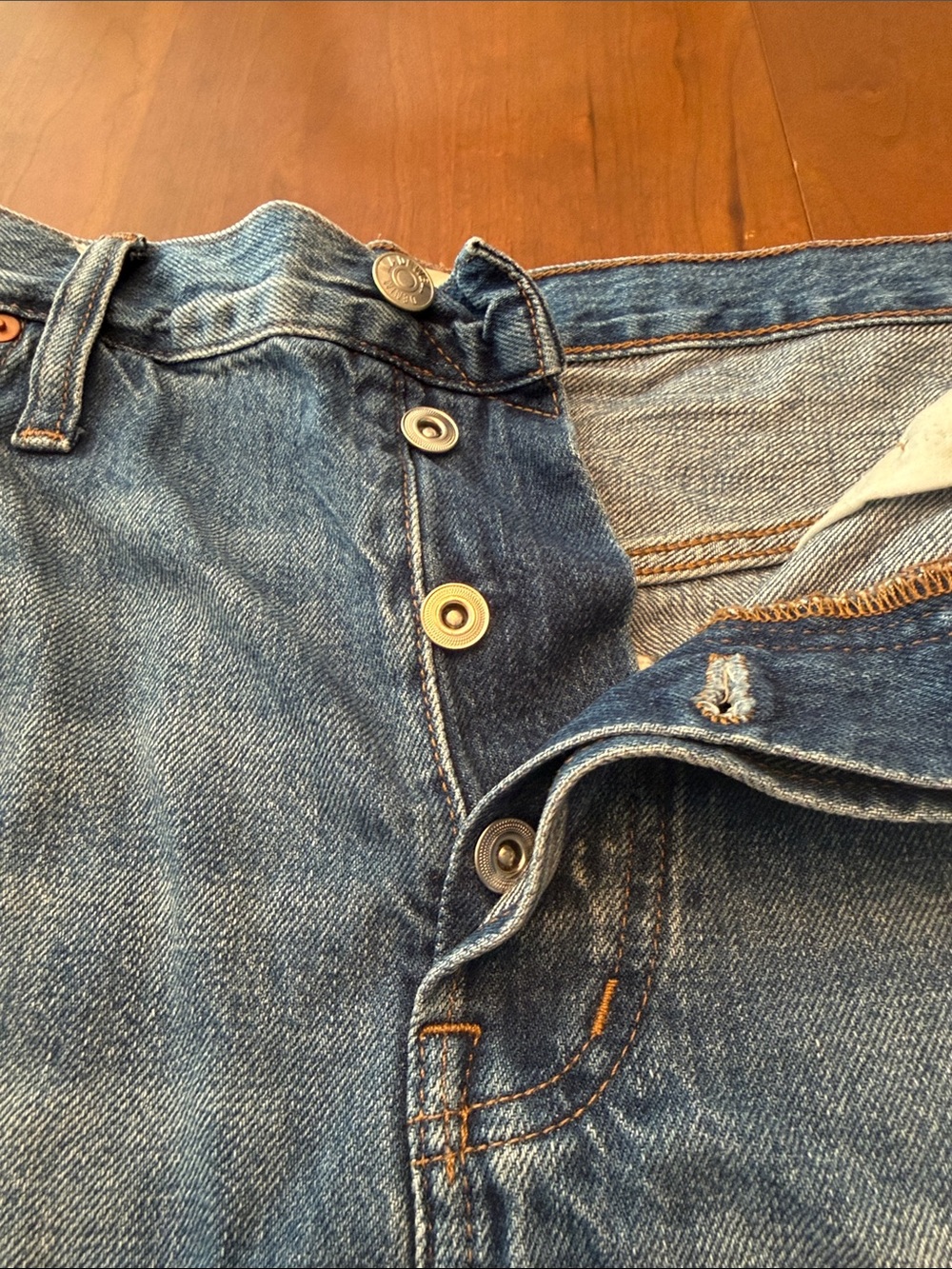 Madewell Light Blue Relaxed Denim Cutoff Shorts - Picture 4 of 5